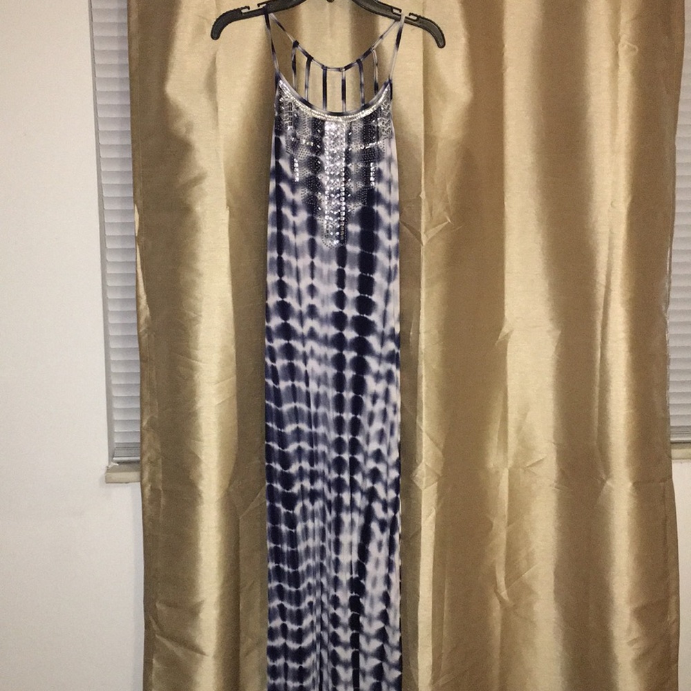 Express maxi dress with open back!